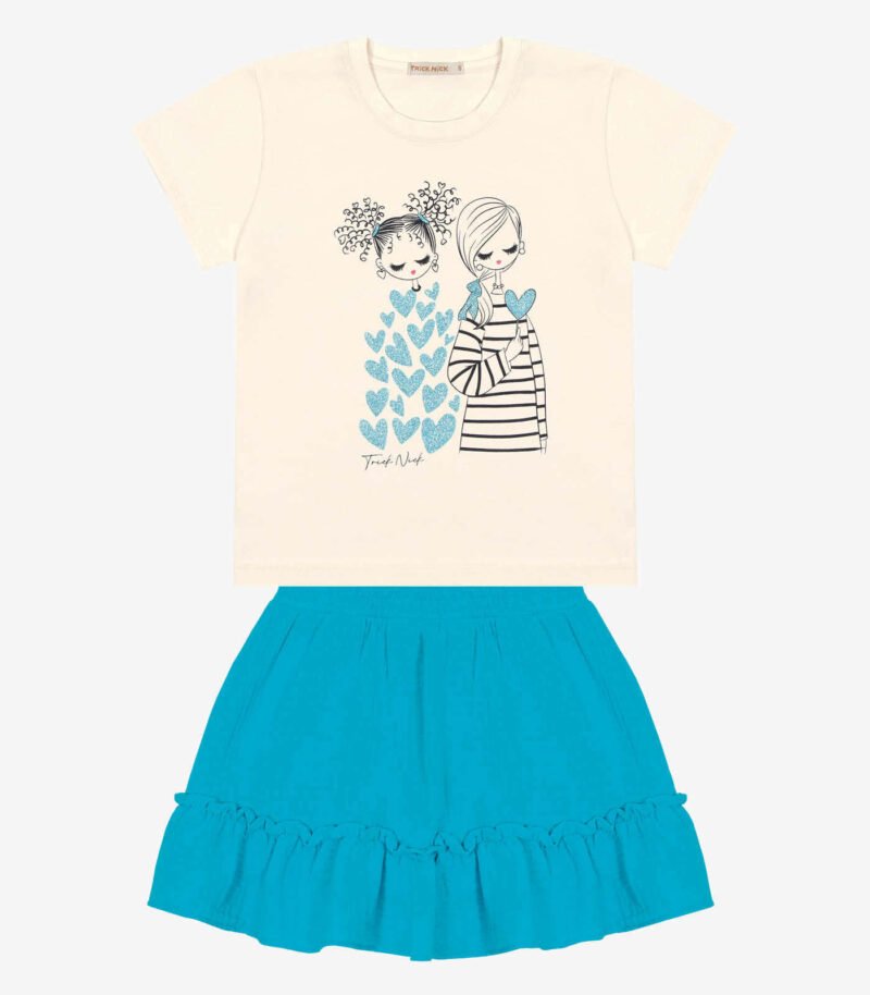 CONJUNTO BLUSA E SAIA TRICK NICK- 8 - 1197332 - Imagem 2