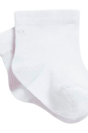 MEIAS BEBE 0-06 MESES BRANCA SOCKES UNISSEX