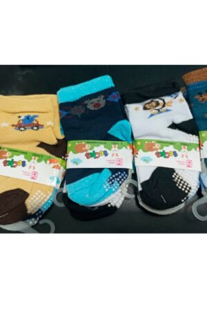 MEIAS BEBE 0 - 12 MESES COLORIDA - HEXA WORLD