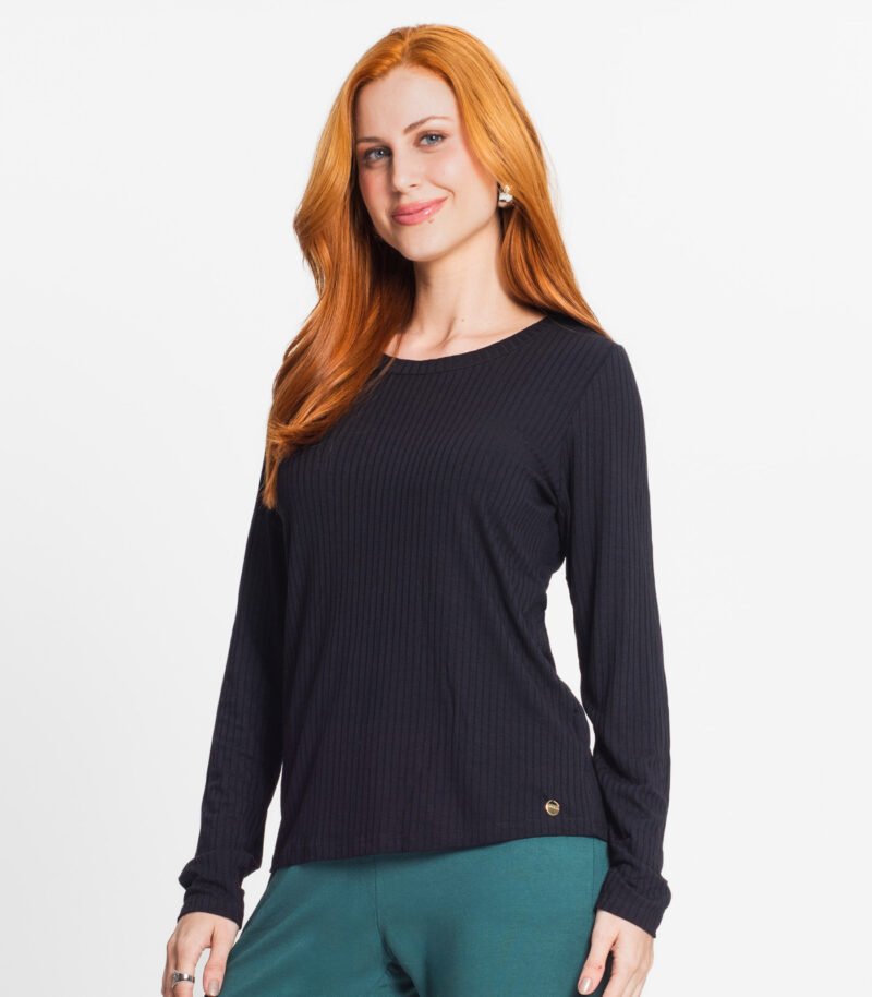 BLUSA CANELADA ROVITEX - 9181795