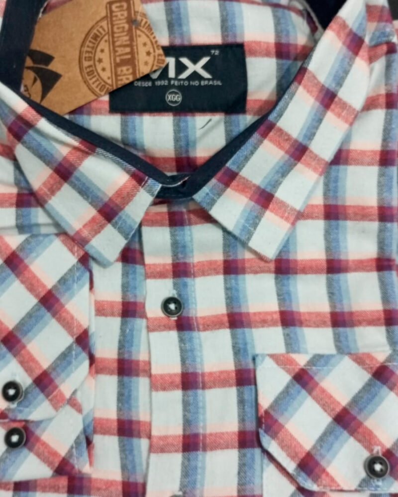 CAMISA MANGA LONGA FLANELADA - 19033 - Imagem 4