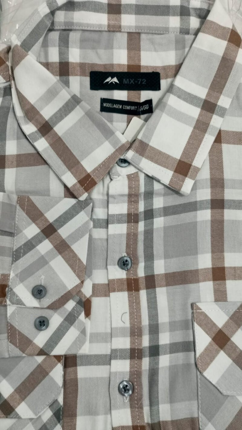 CAMISA MANGA LONGA FLANELADA - 19033 - Imagem 13