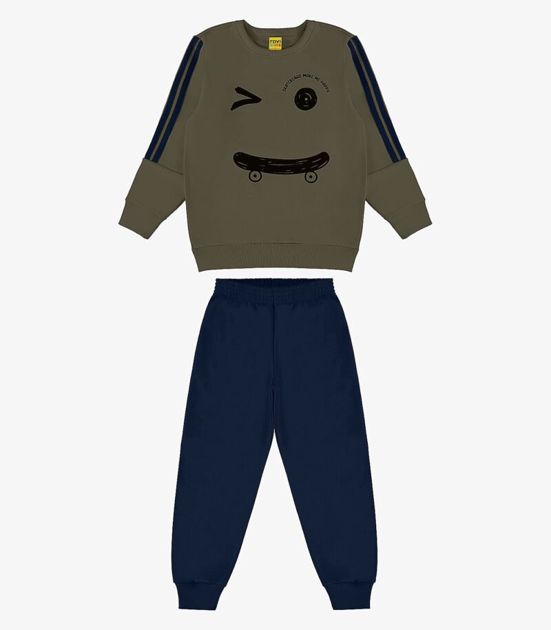 CONJUNTO MOLETOM INFANIL MENINO ROVI KIDS - 3024533 - Imagem 4
