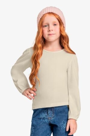 BLUSA MANGA LONGA MENINA TRICK NICK - 4 BORDO- 1199192