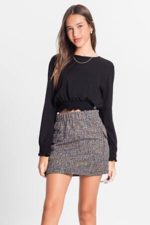 SAIA JUVENIL MINTY TWEED - M00145