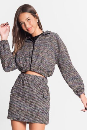 JAQUETA JUVENIL MINTY TWEED - M00144