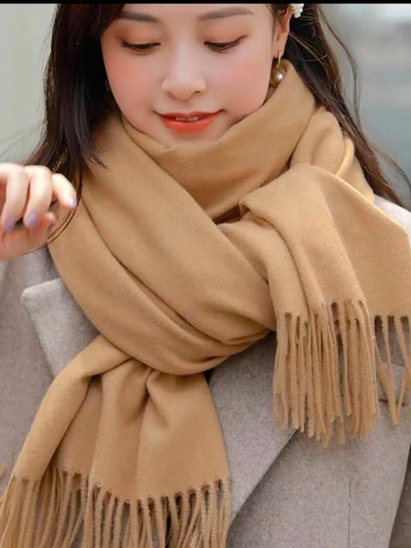 CASHMERE MING MODA - CACHECOL AMPLO ESTILO ECHARPE - Imagem 3