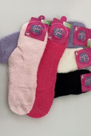 MEIA PELUCIADA SOFT E COSY FEMININA - 36-40 COLORIDA