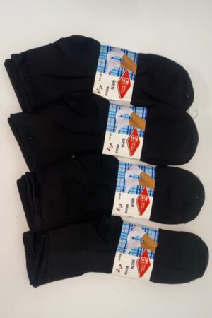 MEIA MASCULINA RESPIRAVEL NOVA GLORIA - 40-44 PRETA