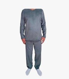 CONJUNTO ENCANTO PIJAMAS SOFT - EX xadrez marrom- 0550010125