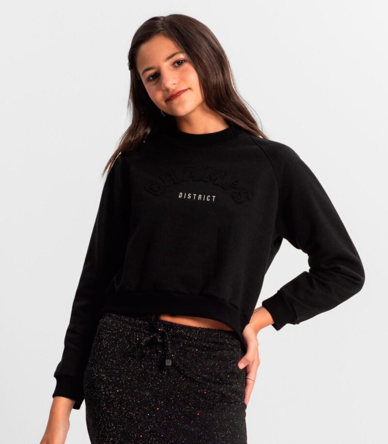 BLUSA CROPPED MOLETOM JUVENIL MINTY - M00352 - Imagem 8