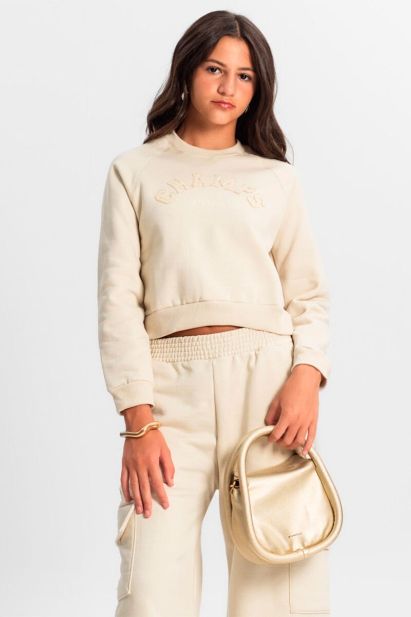 BLUSA CROPPED MOLETOM JUVENIL MINTY - M00352 - Imagem 11