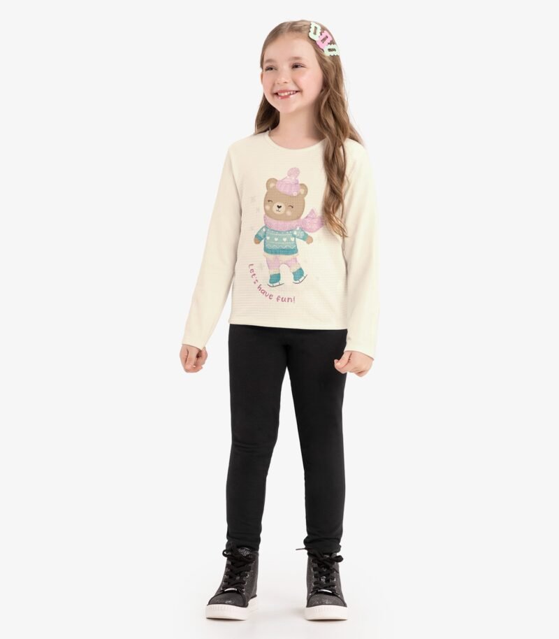 BLUSA MANGA LONGA BEAR FUN ROVI KIDS - 3140341 - Imagem 5