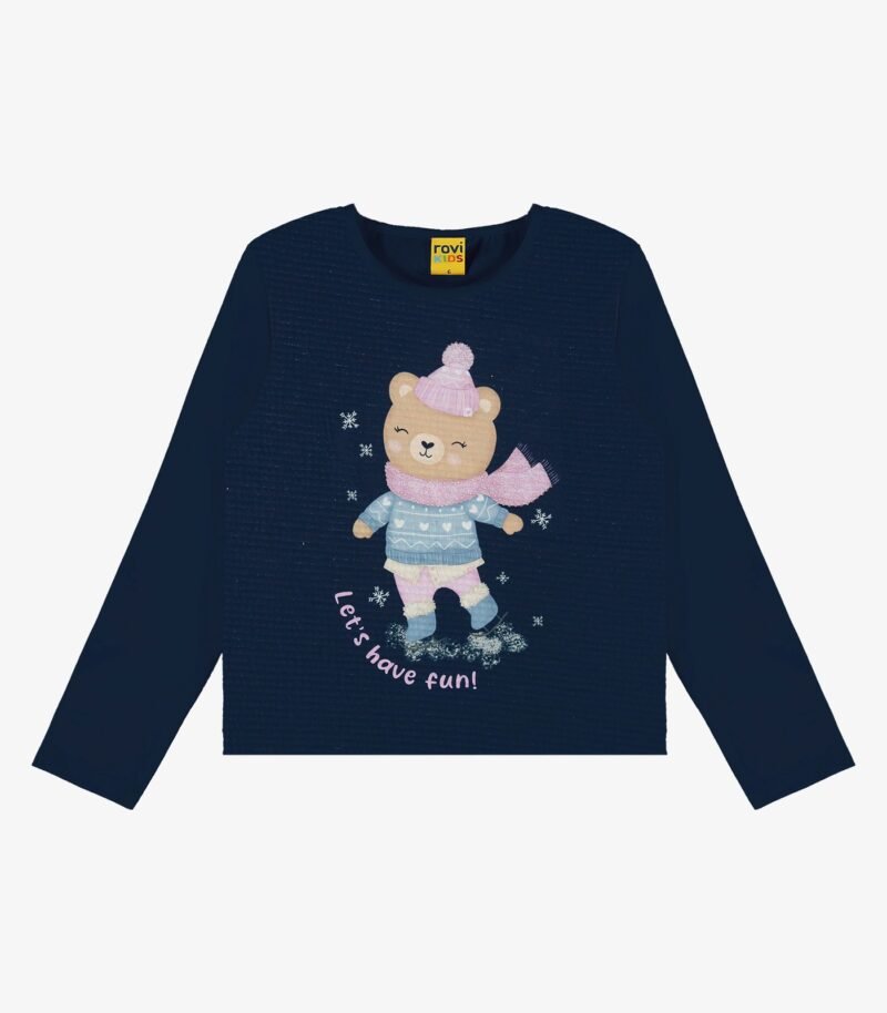 BLUSA MANGA LONGA BEAR FUN ROVI KIDS - 3140341 - Imagem 6