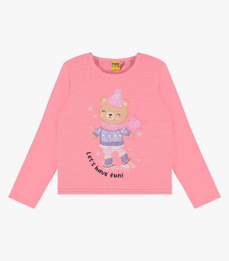 BLUSA MANGA LONGA BEAR FUN ROVI KIDS - 3140341 - Imagem 7