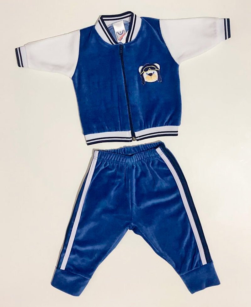 CONJUNTO BEBE PLUSH GOLA CARECA BORDADO BABYNHA - 2865 - Imagem 4