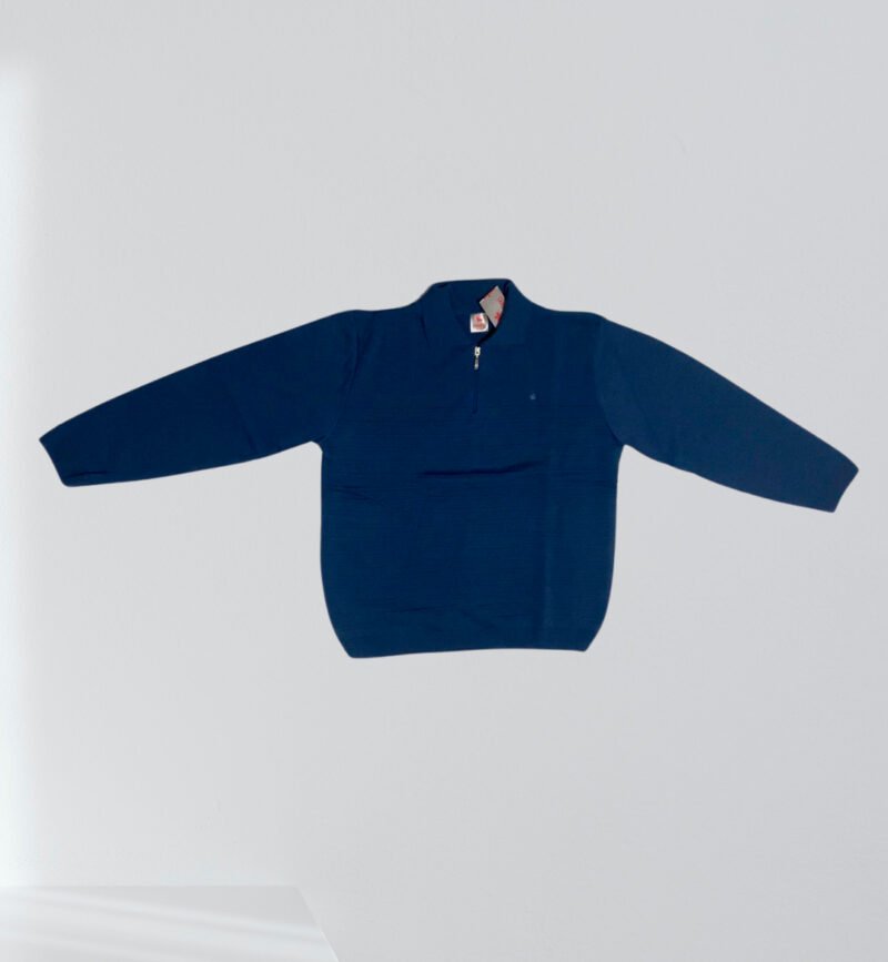 SUETER POLO COM ZIPER MASCULINO D'LANFIORI TRICOT - 4105 - Imagem 2
