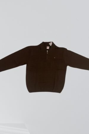 SUETER POLO COM ZIPER MASCULINO D'LANFIORI TRICOT - 4105