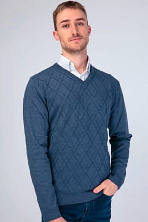 SUETER MASCULINO D'LANFIORI TRICOT - 4123