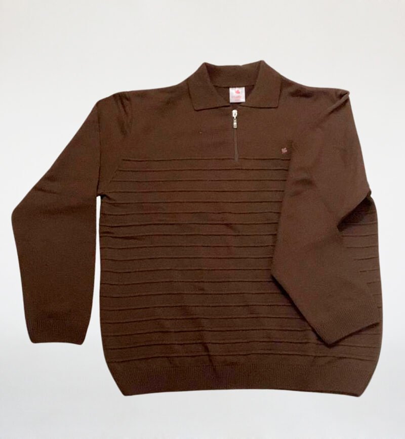 SUETER POLO COM ZIPER MASCULINO D'LANFIORI TRICOT - 4105 - Imagem 6