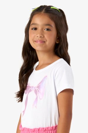 BLUSA INFANTIL MENINA MEIA MALHA ROVI KIDS - 3143852