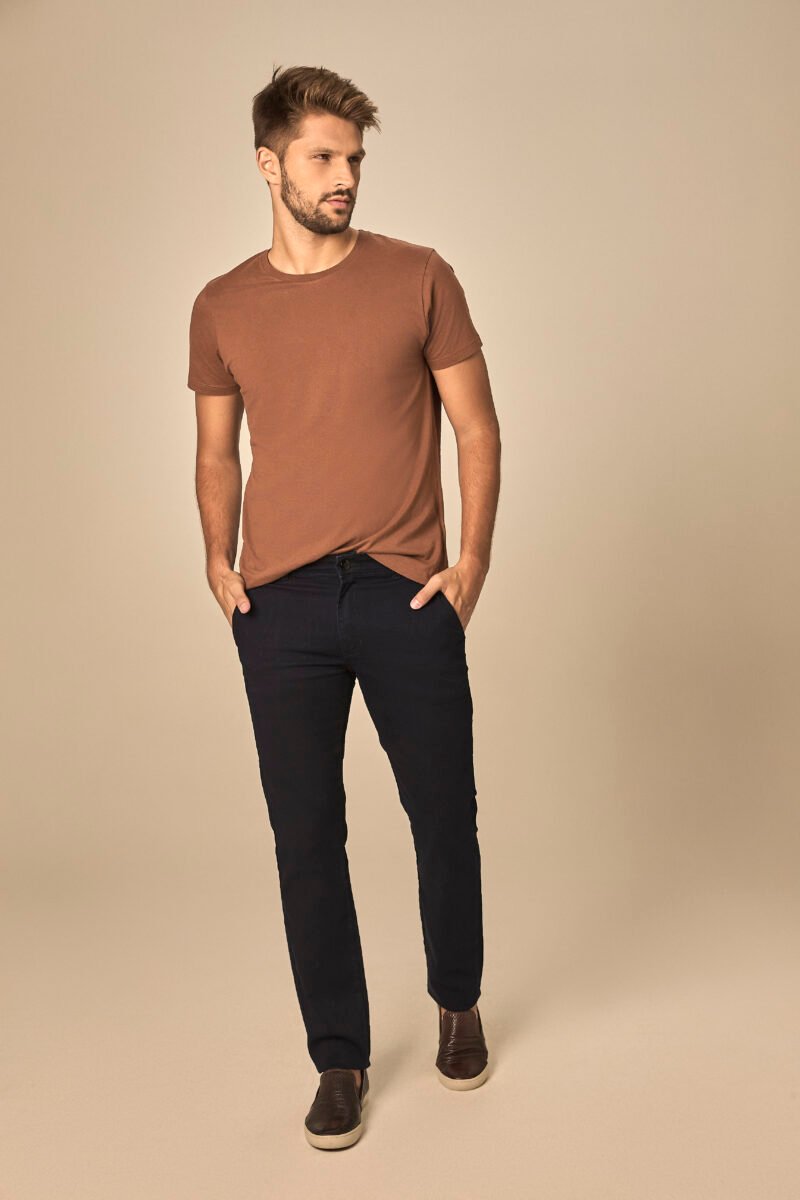 CALCA MASCULINA CASUAL SLIM AZUL DPANUS - 1.6852 - Imagem 82