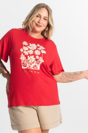 BLUSA FEMININA MANGA CURTA SECRET GLAM - S01798