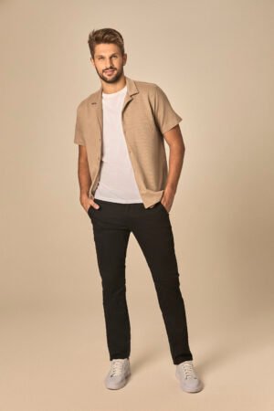 CALCA MASCULINA CASUAL SLIM DPANUS - 36 PRETO - 1.6854