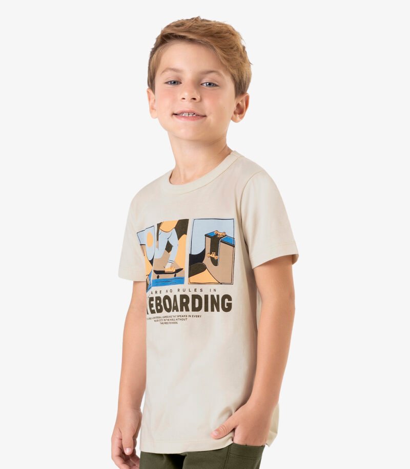 CONJUNTO CAMISETA E BERMUDA MOLETOM SARJADO ROVI KIDS - 3026423 - Imagem 20