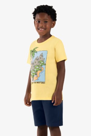 CONJUNTO CAMISETA E BERMUDA MENINO ROVI KIDS - 3025531