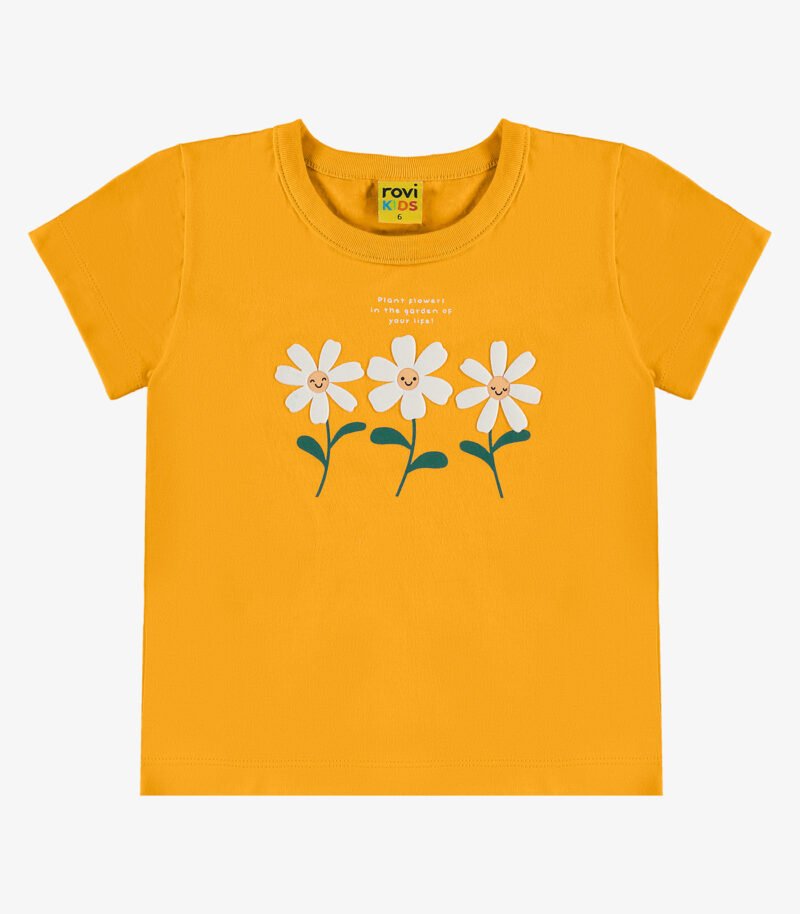 BLUSA FEMININA INFANTIL MANGA CURTA ROVI KIDS - 3140922 - Imagem 4
