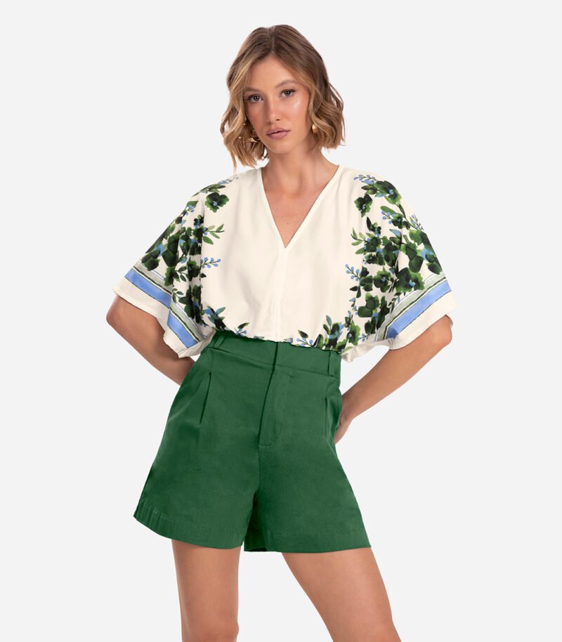 BLUSA FEMININA COM MANGA AMPLA ENDLESS - E15660 - Imagem 2