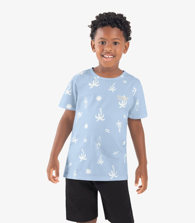 CAMISETA INFANTIL MENINO MEIA MALHA ROVI KIDS - 3025632