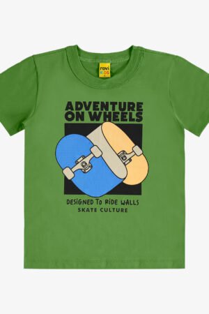CAMISETA INFANTIL MENINO MEIA MALHA ROVI KIDS ADVENTURE - 3026632