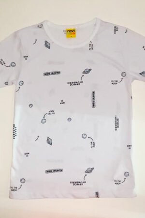 CAMISETA INFANTIL MENINO ROVI KIDS - 8 BRANCO - L460