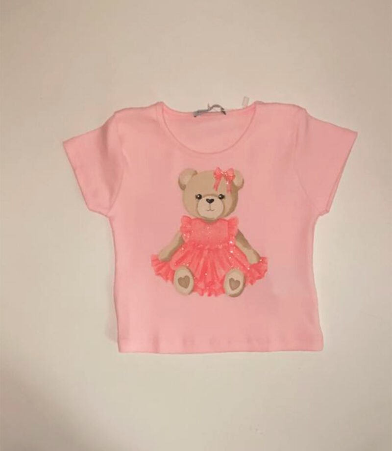 CAMISETA INFANTIL MENINA TRICK NICK RIBANA CANELADA - L625