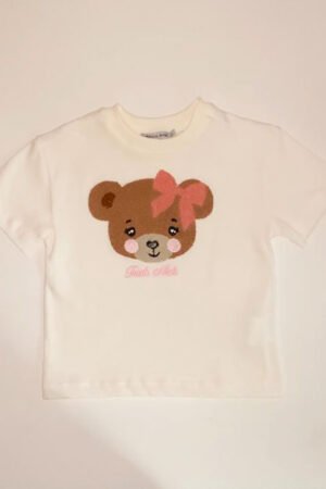 CAMISETA INFANTIL MENINA TRICK NICK OVERSIZED - 2 OFF WHITE - L625