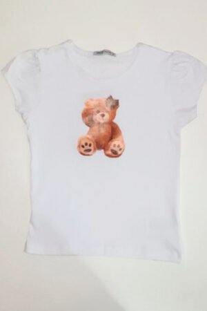 CAMISETA INFANTIL MENINA TRICK NICK MANGA BUFANTE - L625