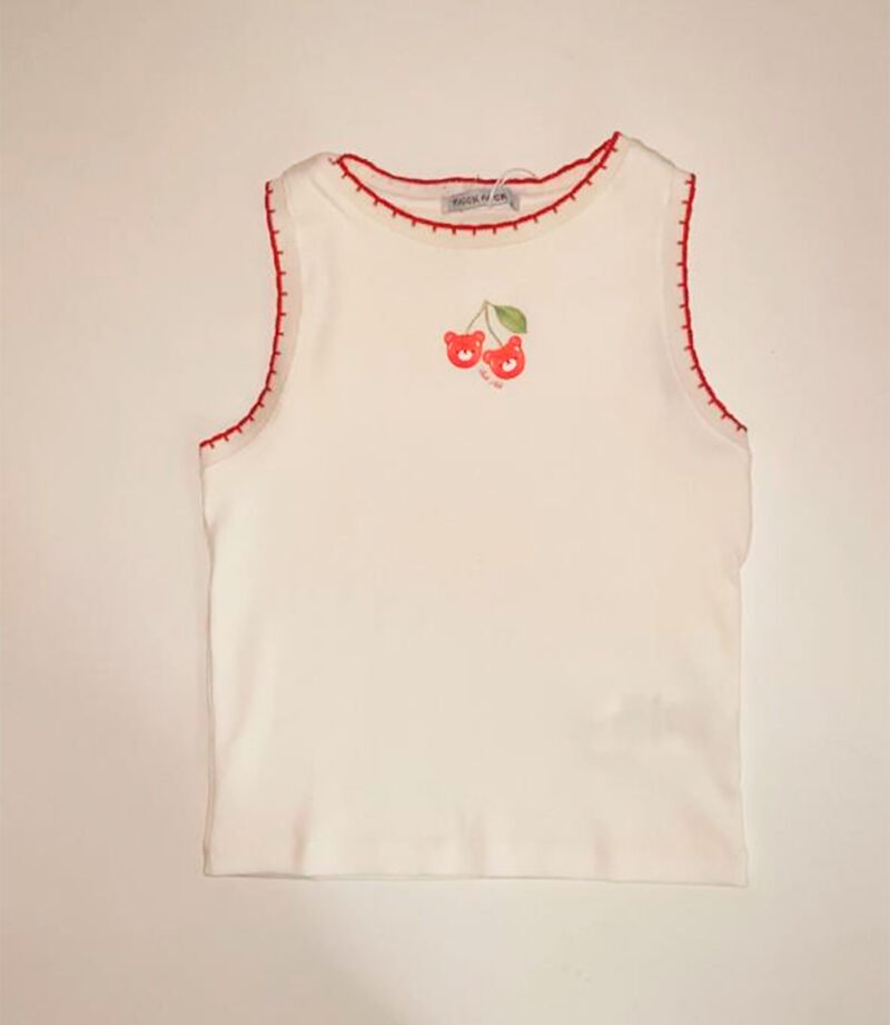 CAMISETA INFANTIL MENINA TRICK NICK CEREJA - L625