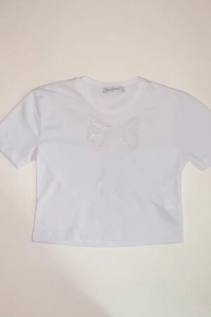CAMISETA CROPPED INFANTIL MENINA TRICK NICK - L625