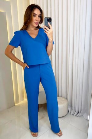 CONJUNTO BLUSA E CALCA ALFAIATARIA BELLE EPOQUE FEMININO - 0515900205