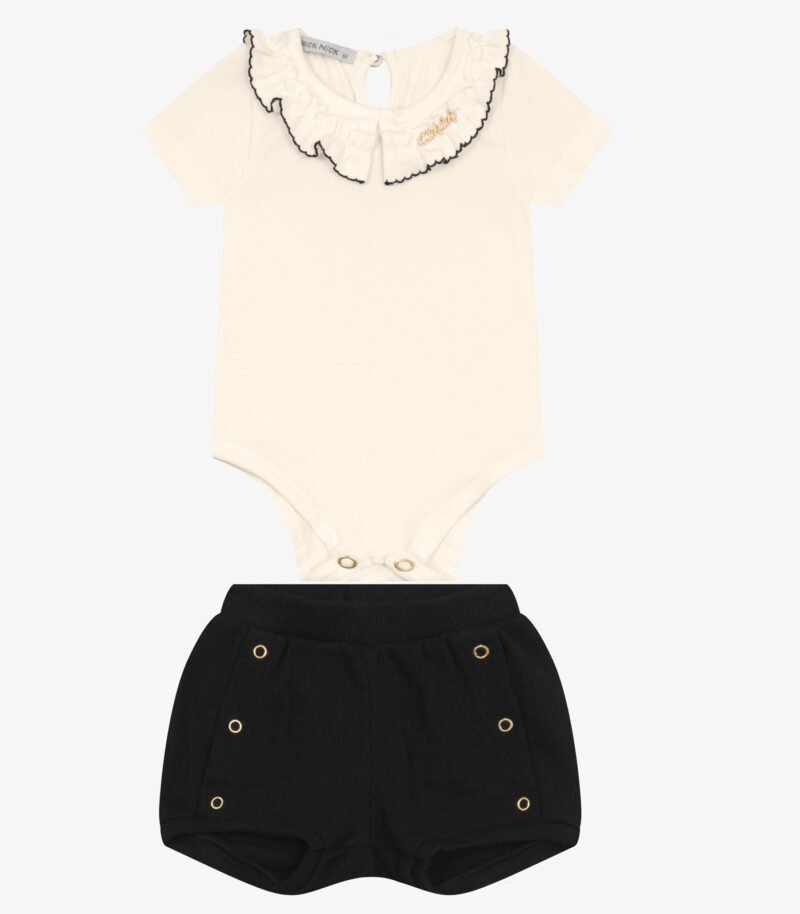 CONJUNTO BODY E CALCINHA COTTON BEBE MENINA TRICK NICK - 1134390 - Imagem 12