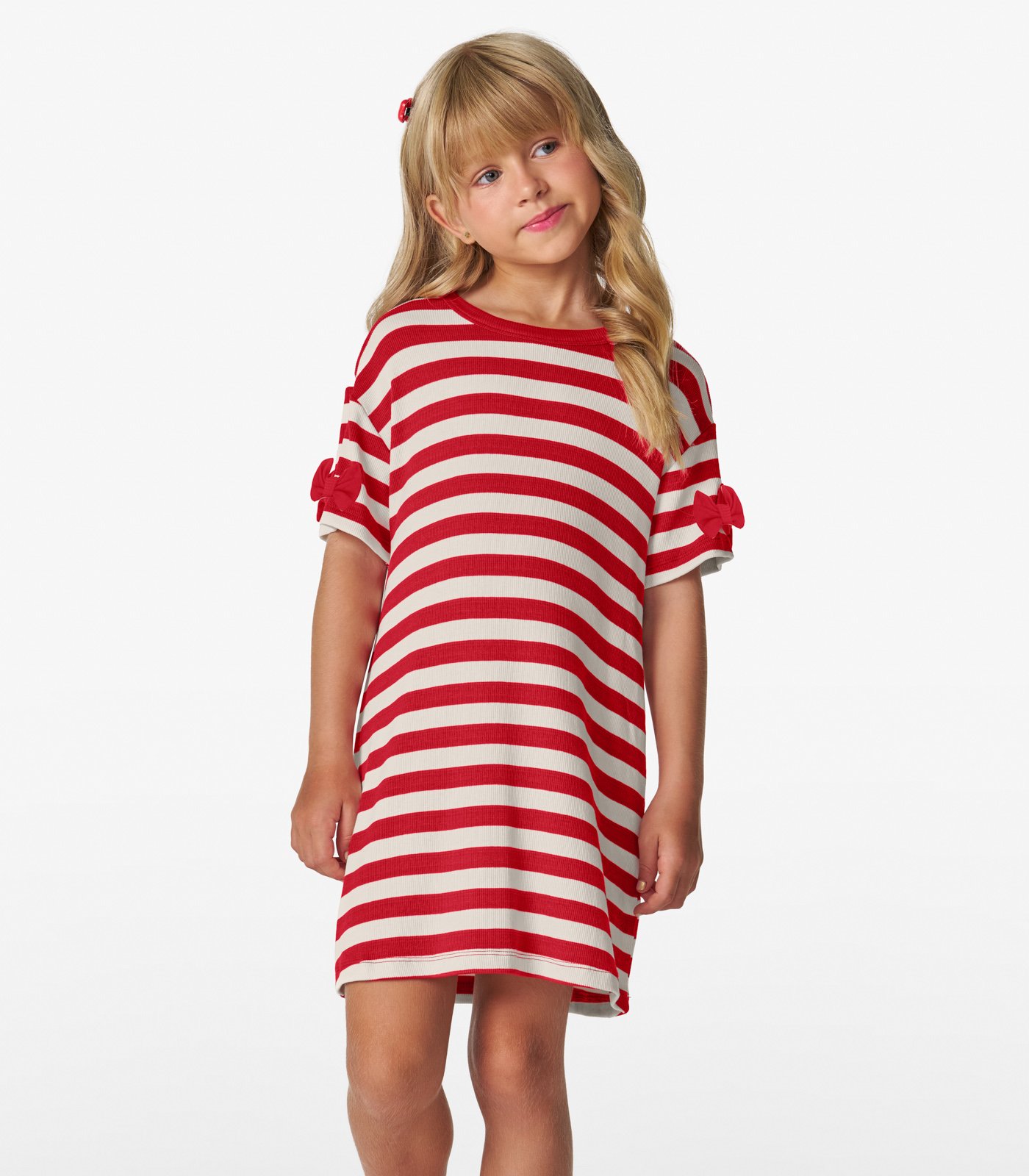 VESTIDO INFANTIL MENINA TRICK NICK LISTRAS - 1135052