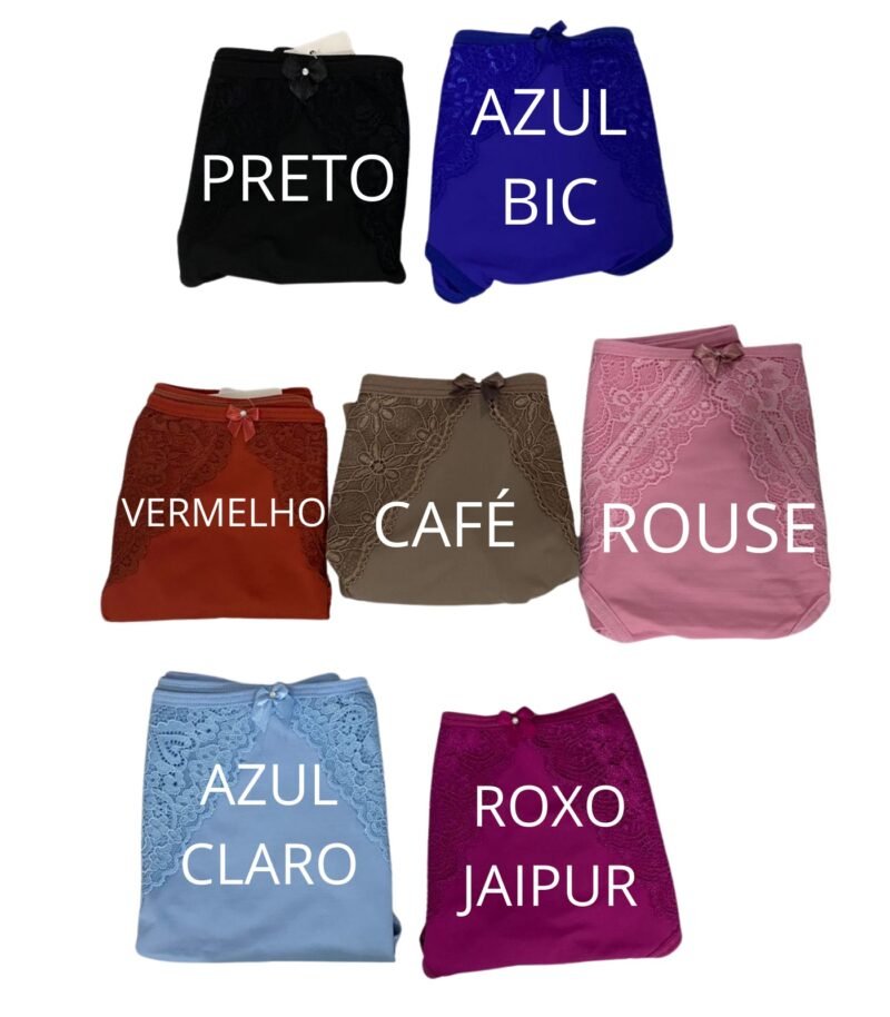 Calcinha tanga em microfibra e renda. REF 15153600 - Imagem 19