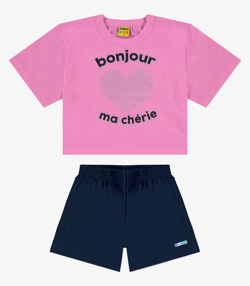 CONJUNTO INFANTIL MENINA ROVI KIDS - 3141342