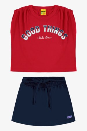 CONJUNTO INFANTIL MENINA ROVI KIDS - 3141333