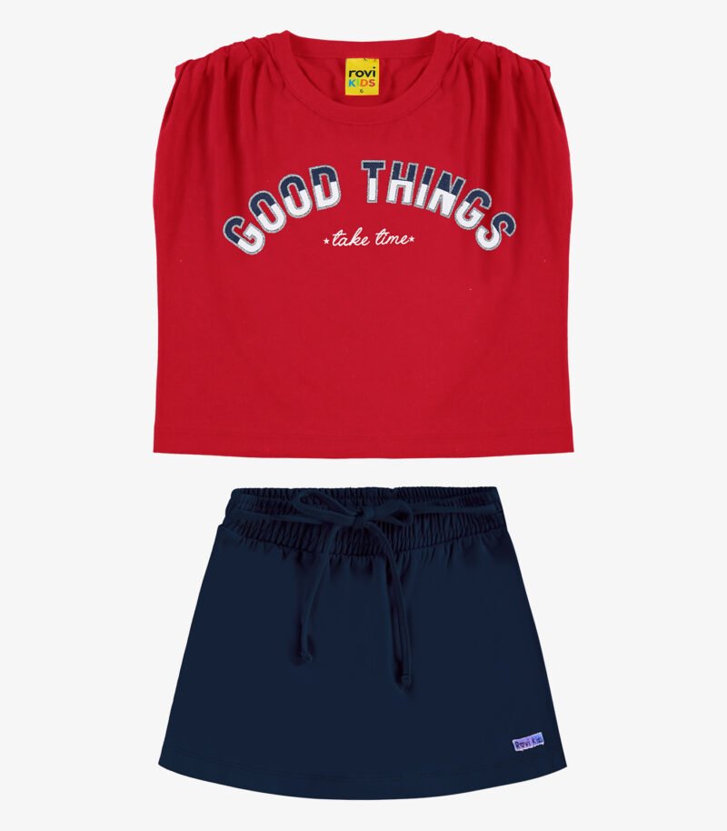 CONJUNTO INFANTIL MENINA ROVI KIDS - 3141333