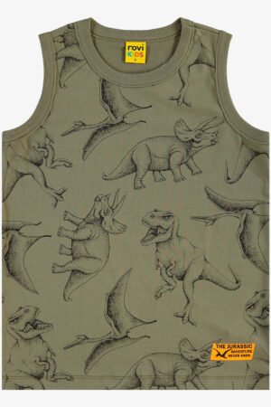 REGATA INFANTIL MENINO DINO MEIA MALHA ROVI KIDS - 3025421