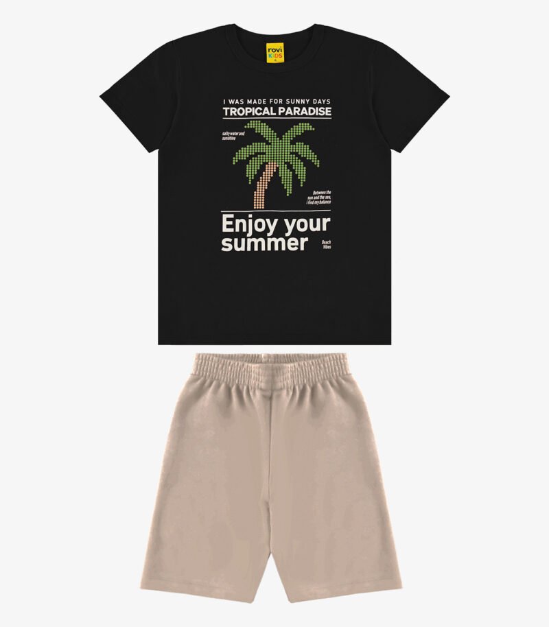 CONJUNTO INFANTIL MENINO PARADISE ROVI KIDS - 3025611