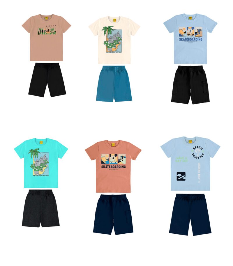 CAMISETA INFANTIL MENINO ROVI KIDS - DIVERSOS - L460 - Imagem 2
